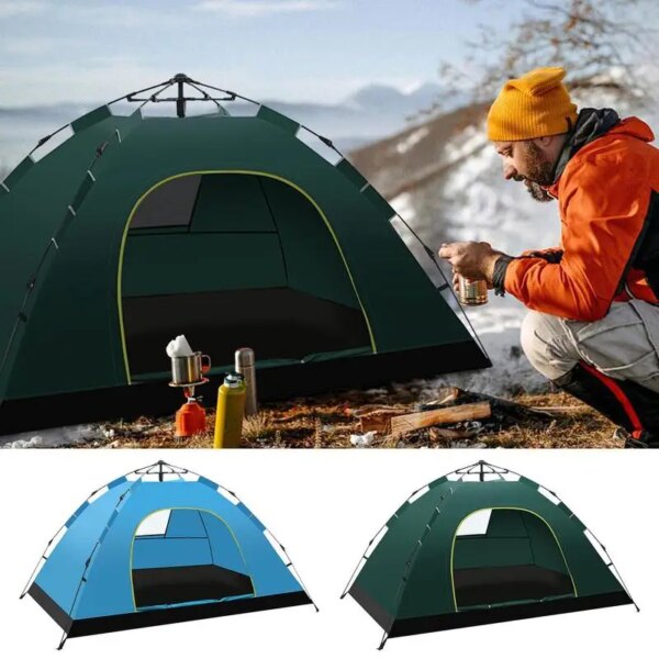 1-2 Person Camping Tent Portable Instant Setup Pod Instant Privacy Shower & Changing Tent With 2 Doors For Camping Beach