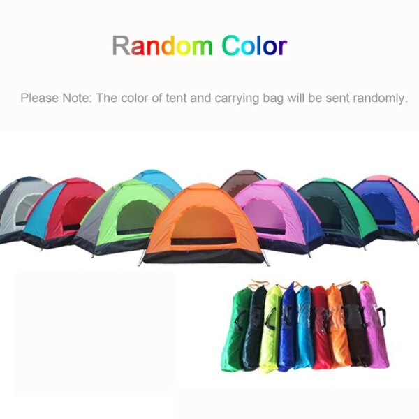 Camping Tent Travel 1 2 Person Camping Tent Easy Set-Up Lightweight Garden Sun Shield Outdoor Hiking Camping Supplies