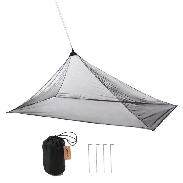Camping Tent Ultralight Mosquito Repellent Mesh Net Outdoor Insect Bugs Shelter Pyramid Mesh Net Camping Tent Outdoor