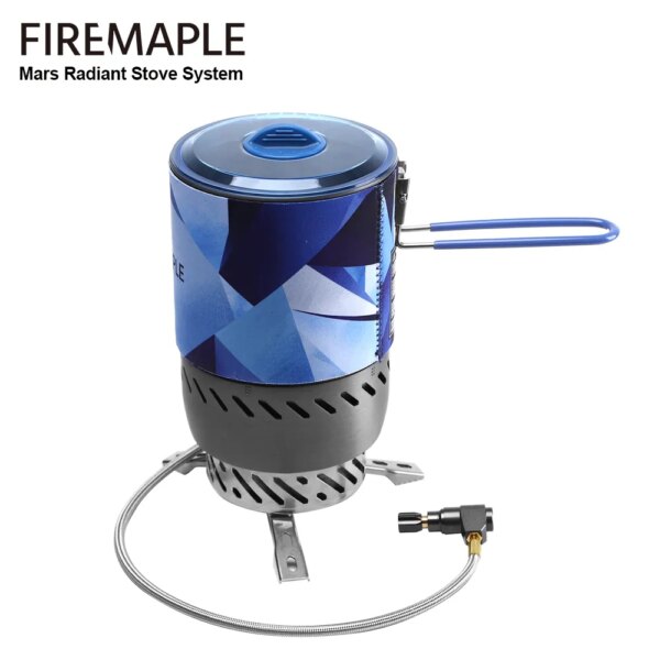 Fire-Maple Mars Radiant Stove System Compact Windproof Heat Exchanger with Pressure-regulator valve Camping Backpacking
