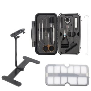 In Stock Compact Fly Tying System Fly Tying Tool Set Vise Traveler Tackle Kit