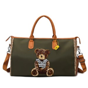 Large Capacity Waterproof Sports and Fitness bag Yoga bag Independent shoe warehouse Cartoon pattern travel bag