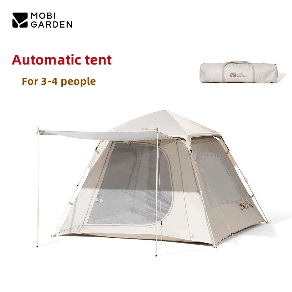 Mobi Garden Camping Automatic Tent Family Instant Tent Pop Up Tent Easy Set Up Anti UV Beach Picnic Outdoor