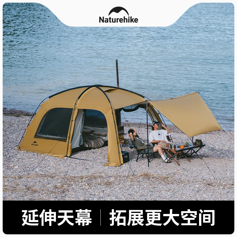 Naturehike Sand Dune 7.6 One Room And One Hall Tent Outdoor Camping Spacious And Large Space Sunscreen Tent