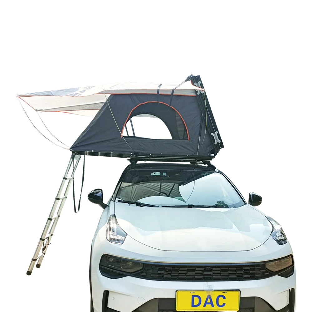 New Foldable Aluminum Light Weight Hard shell roof top rent outdoor tents for Camping