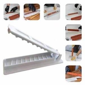 New Single Row Kebab Maker Bbq Meat Skewer Machine Kebab Press Maker Reusable Plastic Bbq Skewer Maker Kebab Preparation BBQ Too