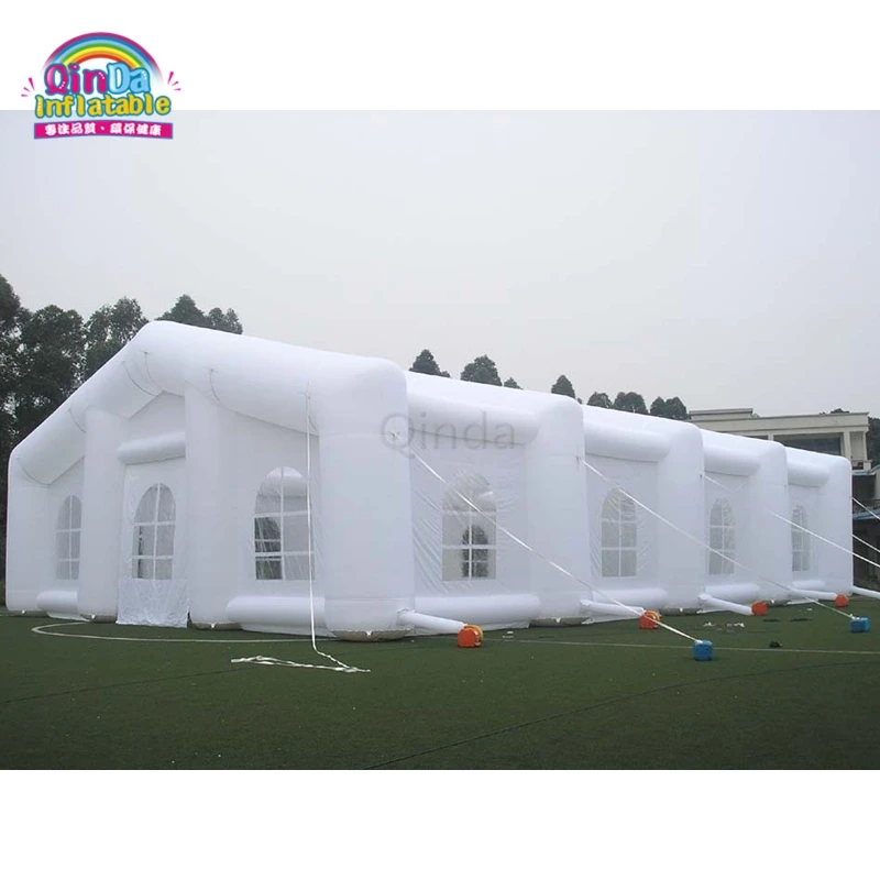 Outdoor Camping Large Wedding Marquee LED Inflatable Party Tent For Sale