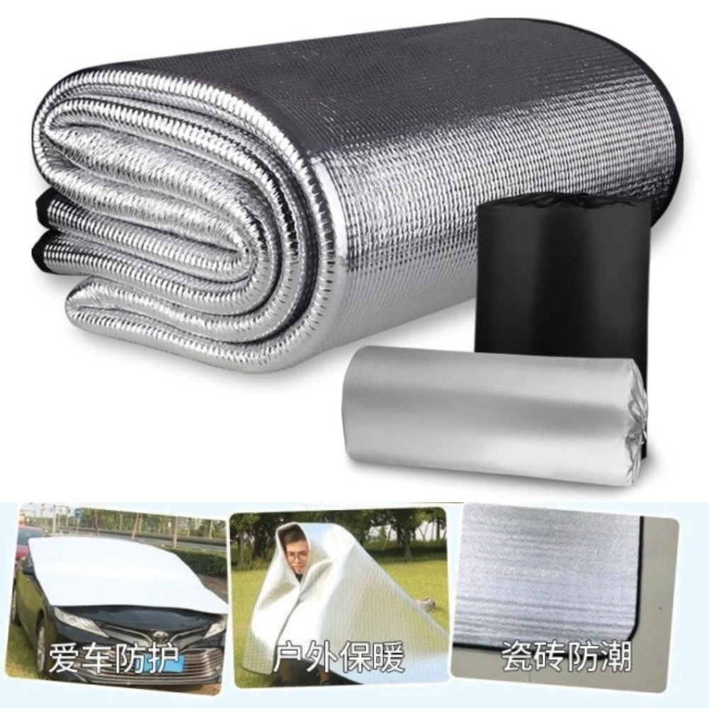 Outdoor Camping Tent Mat Household Floor Moisture-proof Mats Thickness Aluminum Film Foldable Tent Pad For Camping Supplies