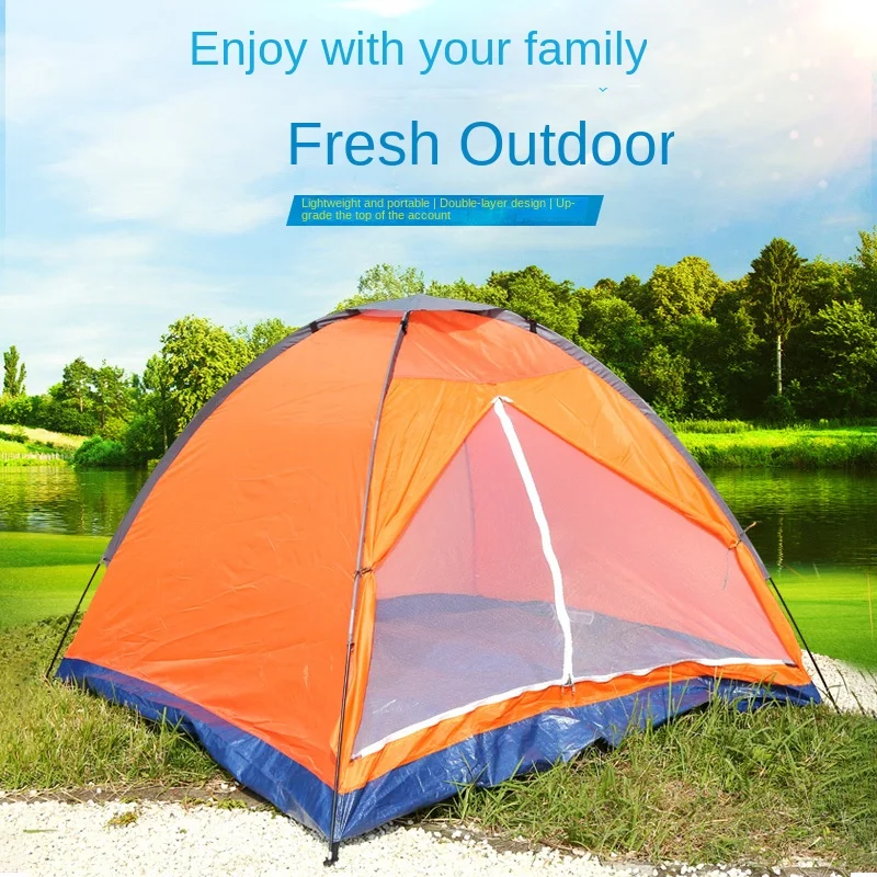 Pop Up Tent 2-4 Person Camping Tent Easy Instant Setup Protable Backpacking Sun Shelter For Travelling Hiking Field Camping