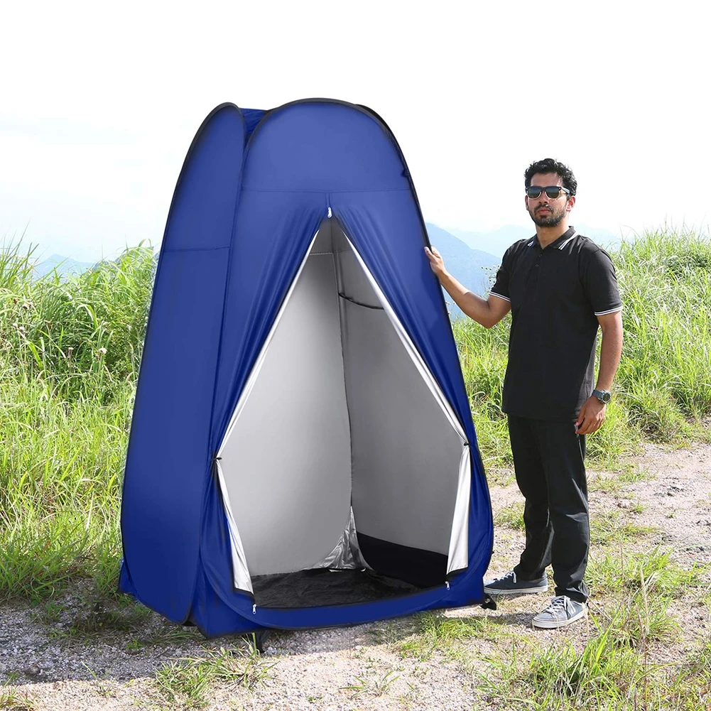 Portable Pop Up Camping Tents Privacy Shower Tent Spacious Camping Accessories For Hiking Beach Outdoor Toilet Shower Bathroom
