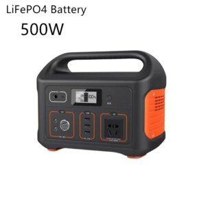 Power Station 512Wh 160000mAh High Capacity Power Station 220V 500W AC Outlet Generator for Outdoor Camp Car Backup