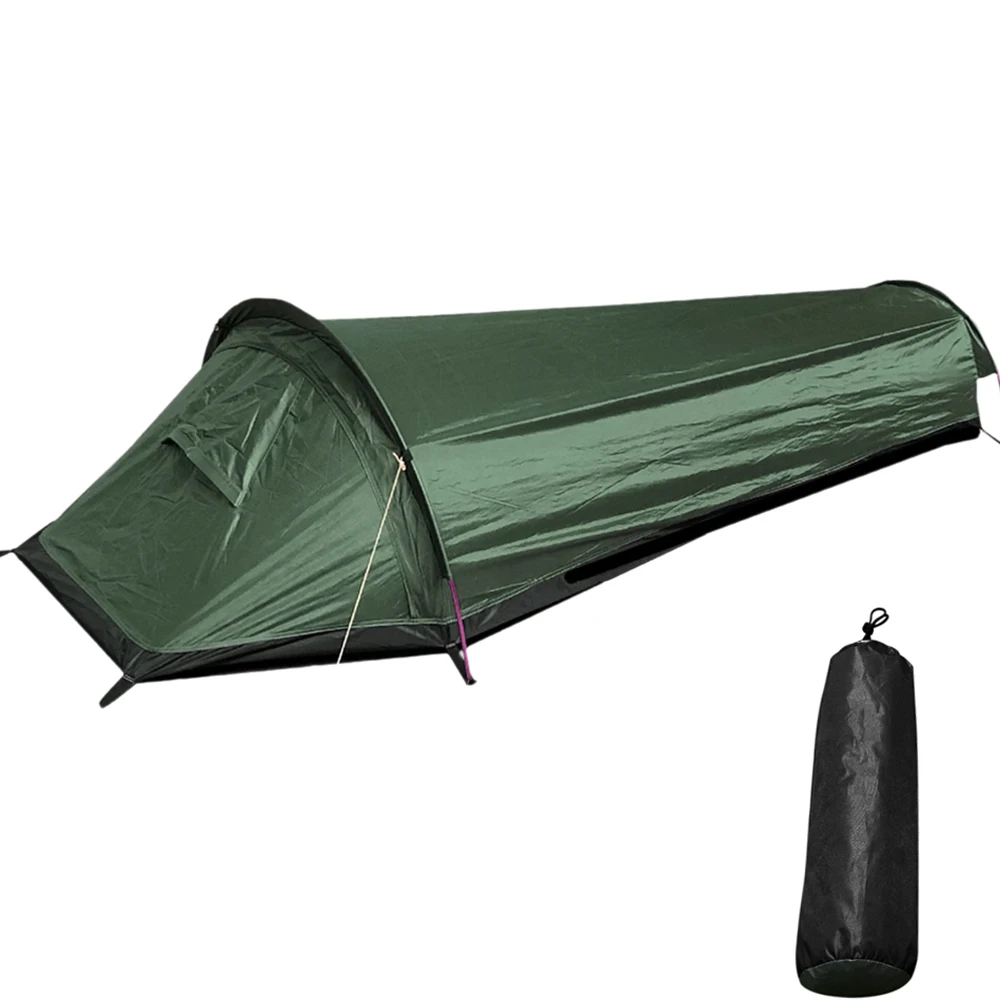 Tomshoo Ultralight Sleeping Tent Outdoor Hiking Backpacking Tent Camping Sleeping Bag Tent Lightweight Single Person Tent