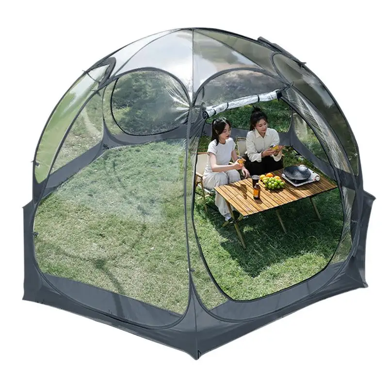 Transparent Camping Tent 360 Degree Panoramic Window Star Dome Tent Portable Spherical Tents  waterproof Outdoor Sun Room Tents