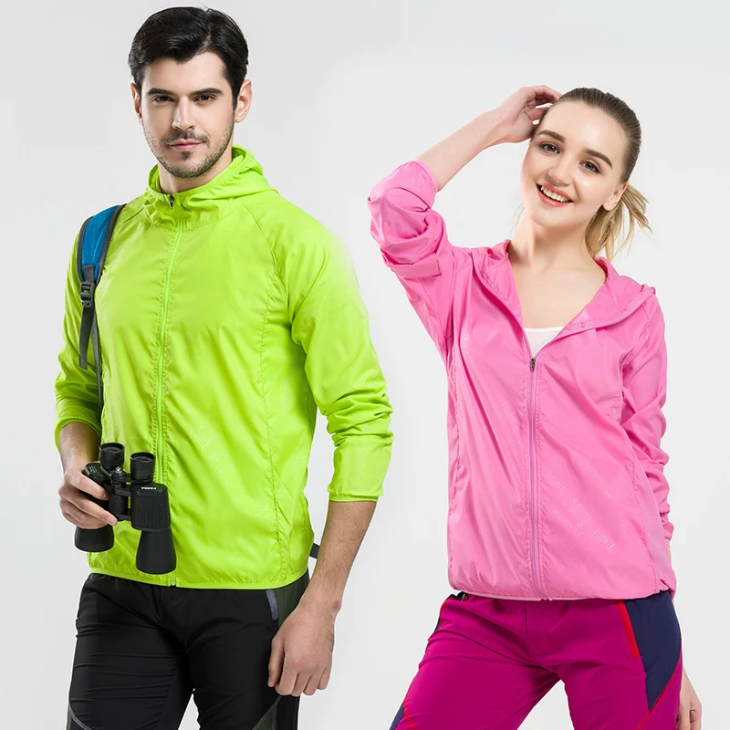 Ultrathin Rain Sunscreen Jacket Cycling Windbreaker Breathable Sun Protection Jacket Quick-Dry Camping Fishing Hunting Clothing