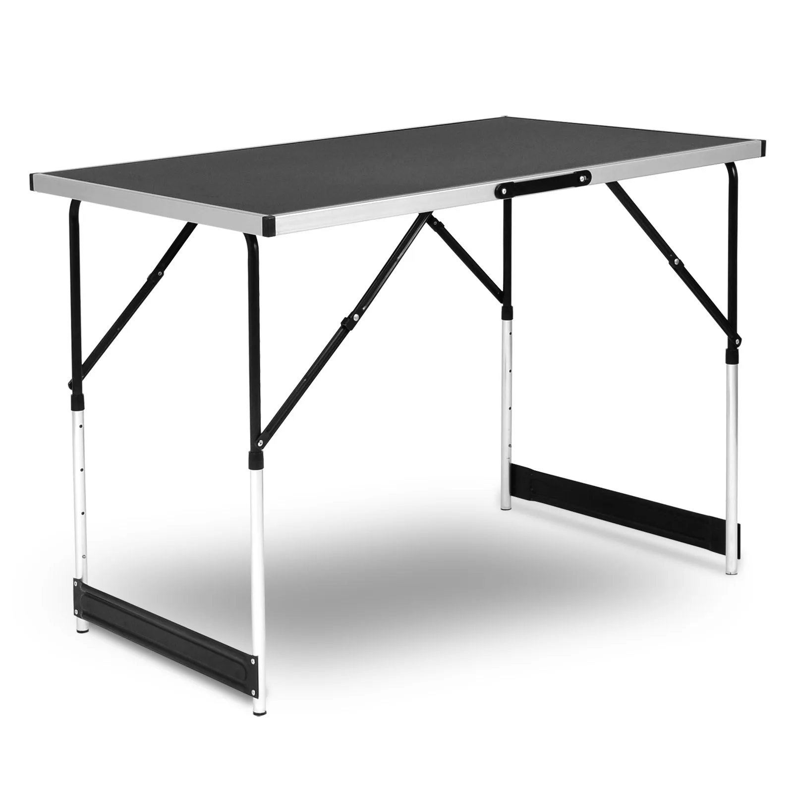 WOLTU Aluminum Steel Folding Camping Table Foldable Outdoor Dinner Desk Garden Work Balcony Table for Family Party Picnic BBQ