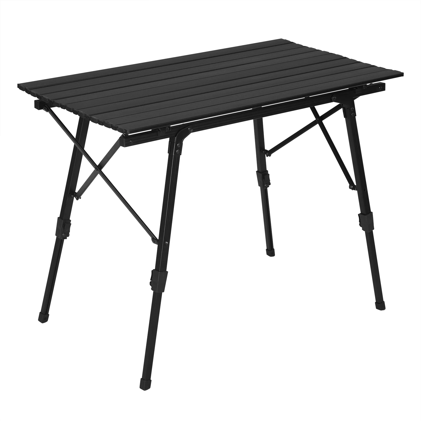 WOLTU Foldable Camping Table Hiking Outdoor Furniture Height Adjustable Computer Bed Tables Picnic Garden Travel Folding Desk