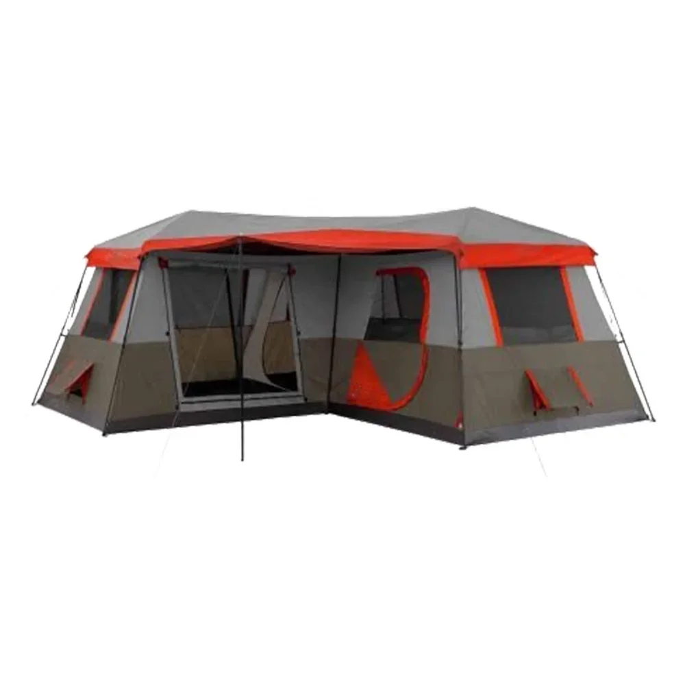 Waterproof Large 12 Person 3 Room Outdoor Hiking Traveling Tents Family Camping Tent For Sale