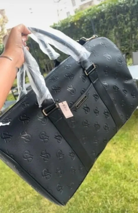 Weekender Tote Beach Travel Bag Handbag With Shoe Case