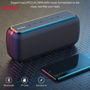 XDOBO X8 60W Portable Speakers Bass Subwoofer Wireless Waterproof TWS 6600mAh Power Bank Function Suporrt USB/TF/AUX