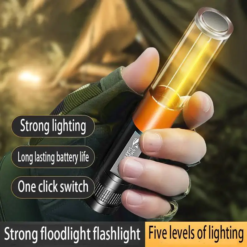 LED multifunctional outdoor camping light rechargeable wild camp tent mini magnetic handheld small atmosphere light