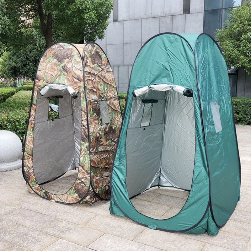 Pop Up Tent Outdoor Camping Beach Tent Shower Bath Changing Fitting Room Shower Tent Shelter UV Function Outdoor Dressing Tent